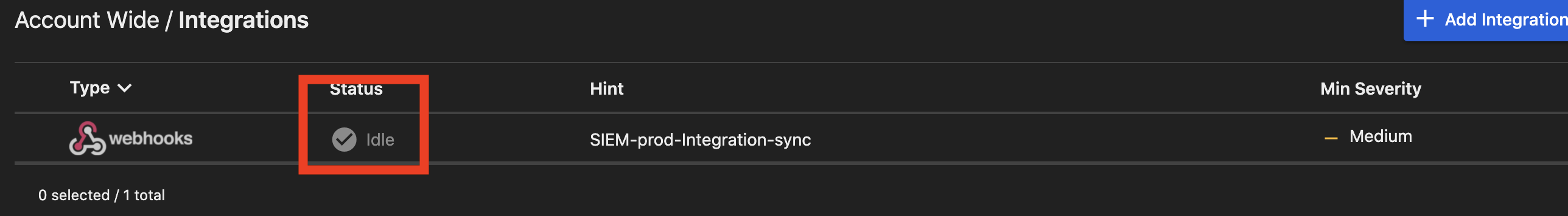 Idle Integration